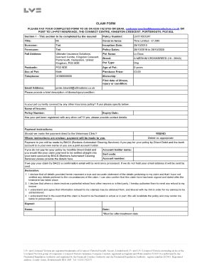 lv pet claim form pdf.